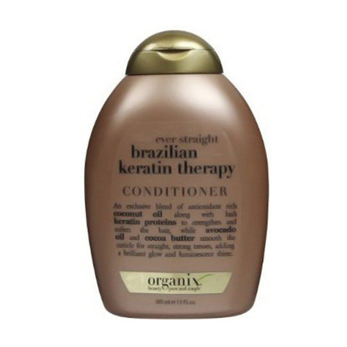 Organix Ever Straight Brazilian Keratin Therapy Conditioner - 13 Oz
